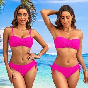 💓💓💓💓💓Strapless Bandeau Bikini Set 💓💓💓💓💓